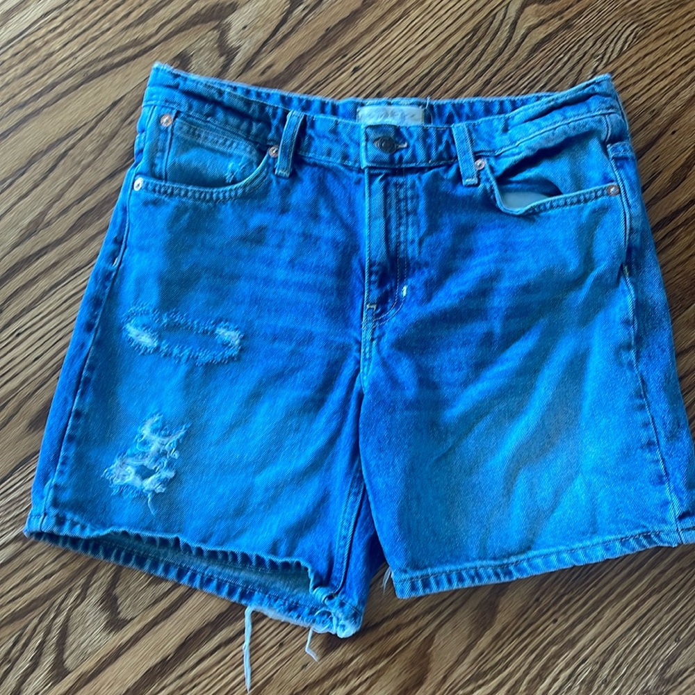 We the free distressed high rise shorts size 29